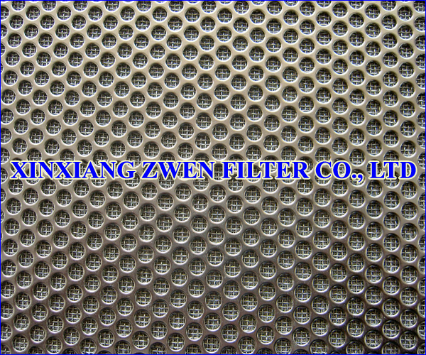 Perforated Sheet Sintered Wire Mesh
