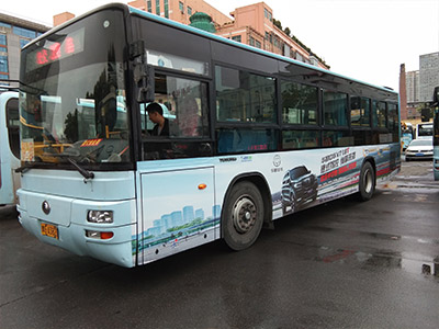 河南公交车车身广告