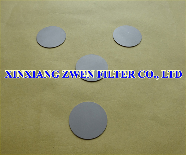 Washable Sintered Filter Disc