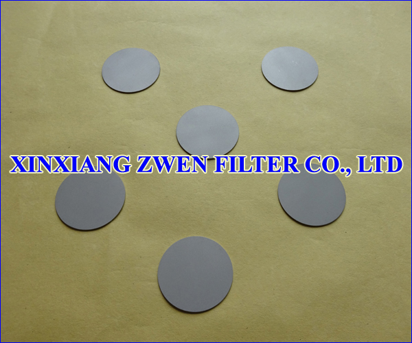 Stainless Steel Sintered Powder Filter Disc