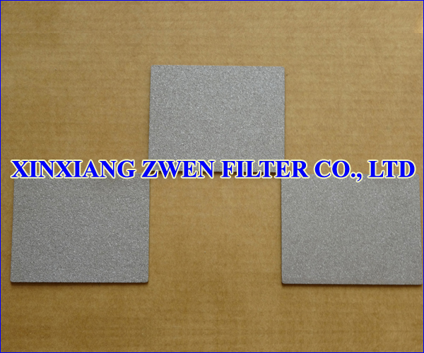 Stainless Steel Sintered Porous Filter Plate