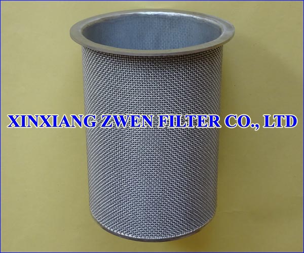 Cylindrical Sintered Wire Cloth Filter Element