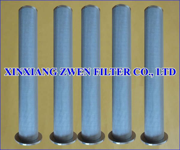 Cylindrical Sintered Metal Filter Cartridge