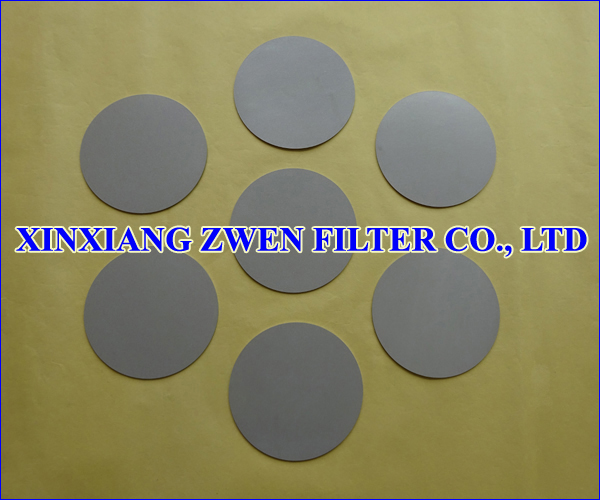 316L Sintered Porous Filter Disc