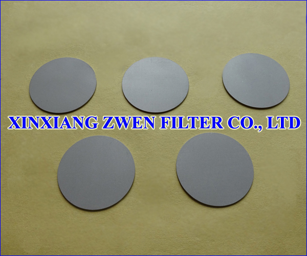 SS Sintered Porous Filter Disc