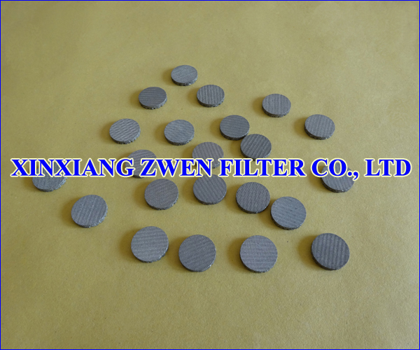 SS Sintered Mesh Filter Disc