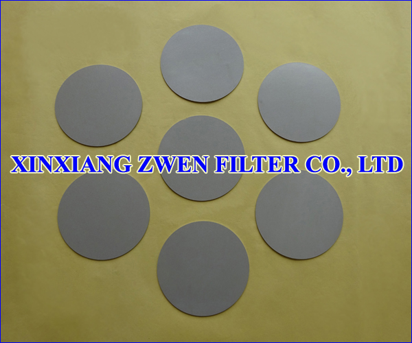Stainless Steel Sintered Metal Filter Disc