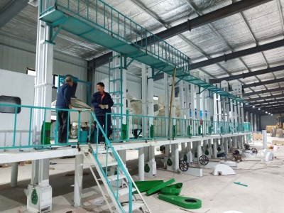 自動化大米生產流水線