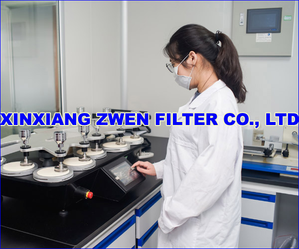 XINXIANG ZWEN FILTER CO.,LTD PERMEABILITY TEST