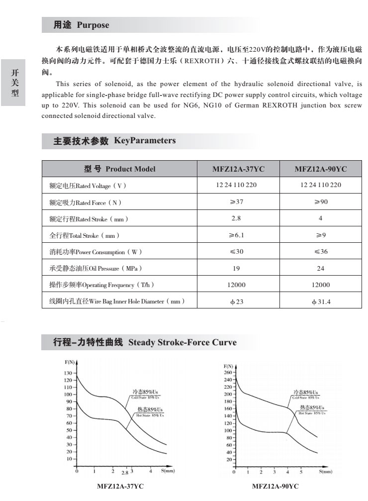 六通电磁铁