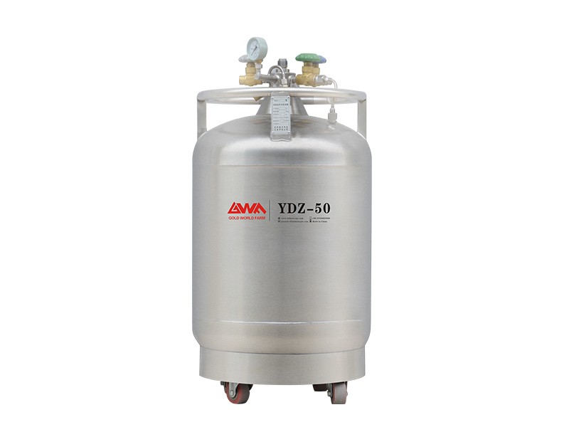 Self-pressurized LN2 tank