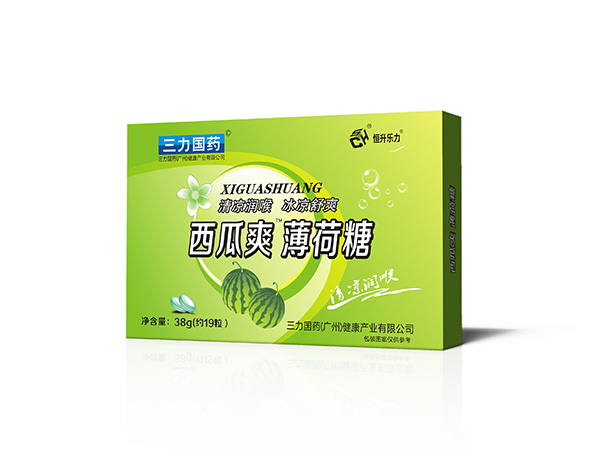 西瓜爽薄荷糖-纸盒