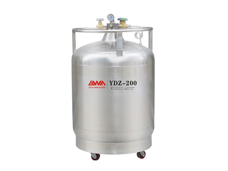 Self-pressurized LN2 tank