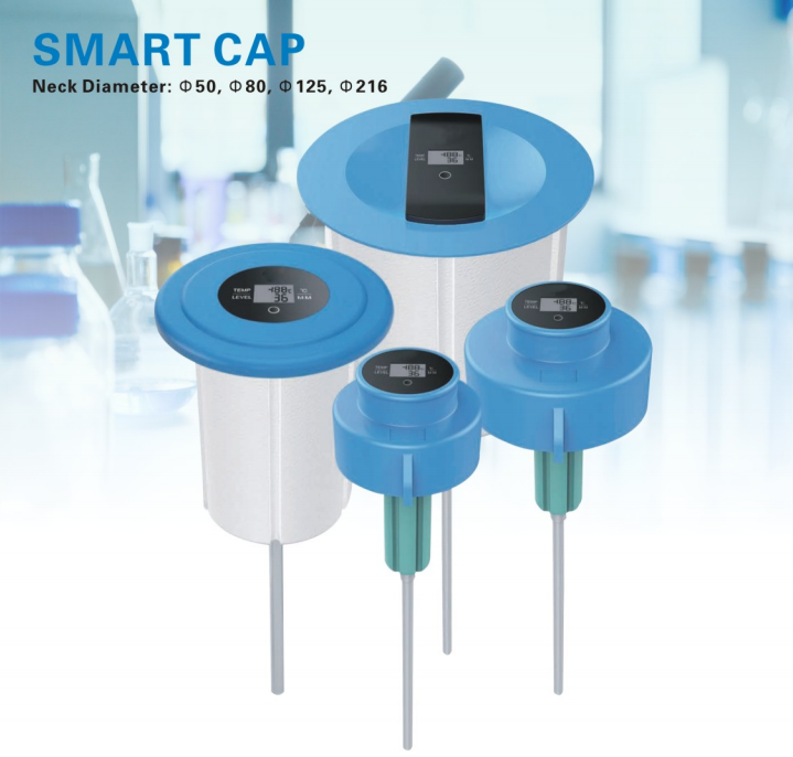 Smart Cap for  liquid nitrogen container