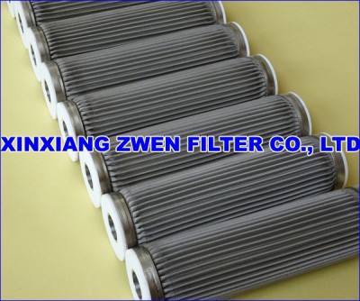 Pleated Stainless Steel Filter Cartridge