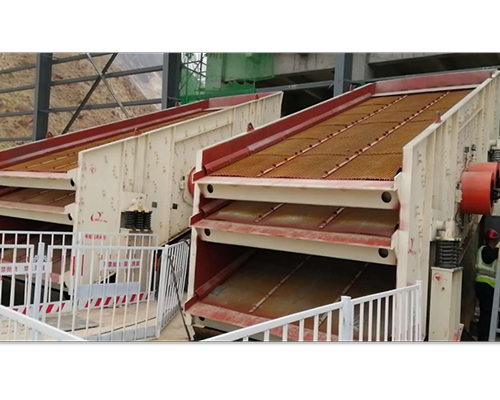 圆振筛应用在建材行业