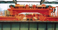 125-32吨铸造起重机安装现场