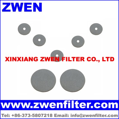 316L Sintered Powder Filter Disc