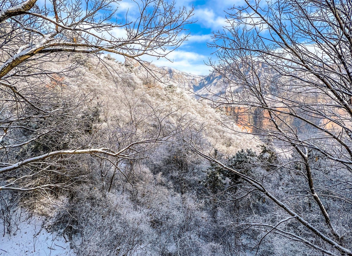 宝泉雪景