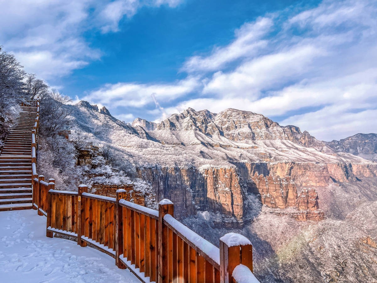 宝泉雪景