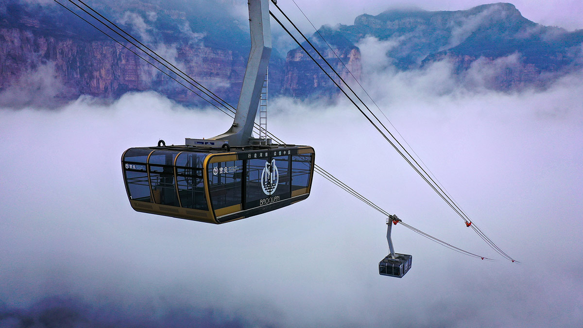 Luojia Temple Cableway