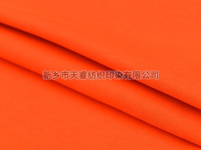 CVC 60/40  200D*10S/122*60 244GSM 荧光橙ORANGE  FLUOR
