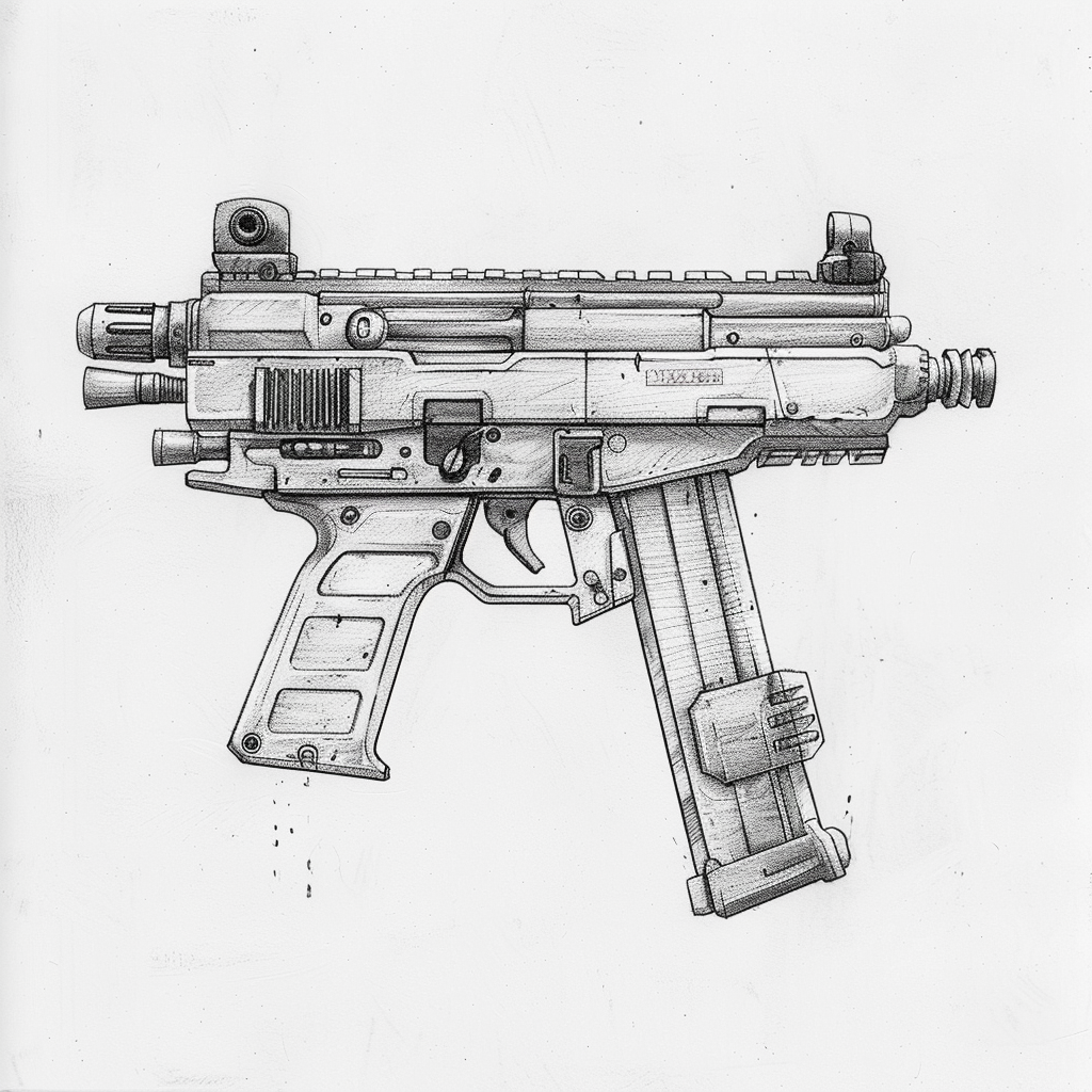 zeka_l_Pencil_drawing_of_a_handheld_small_caliber_submachine__8c6ece92-e001-4aec-adb3-b09baf19ee94_3