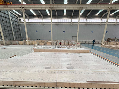 Successful Assembly of Fireclay Bottom Blocks for Egypt Project