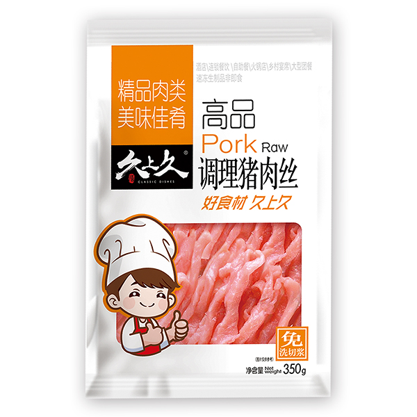 350g高品调理猪肉丝