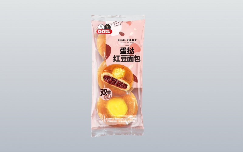 蛋挞红豆面包