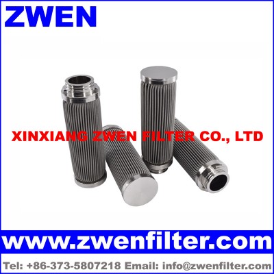 Pleated Stainless Steel Filter Cartridge