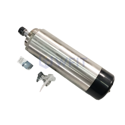 Round air-cooled engraved spindle