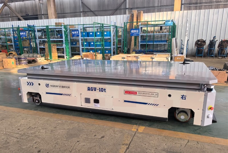 激光导航+磁导航10吨举升式AGV