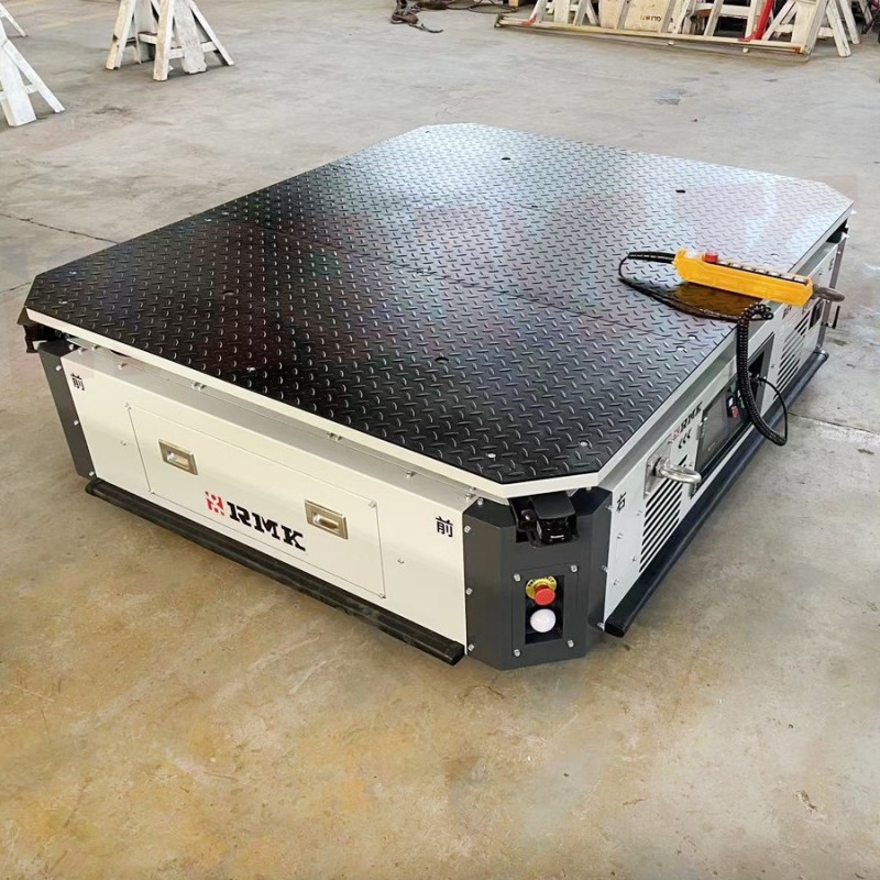 睿邁科RMK 3噸磁條導航+激光導航 智能AGV搬運車 自動避障電動地平車