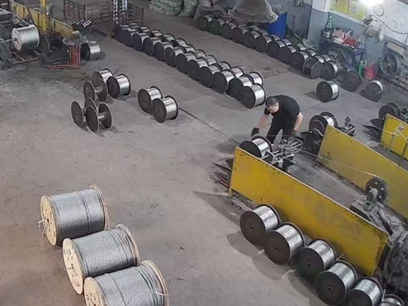 索力特钢丝绳制造  2车间