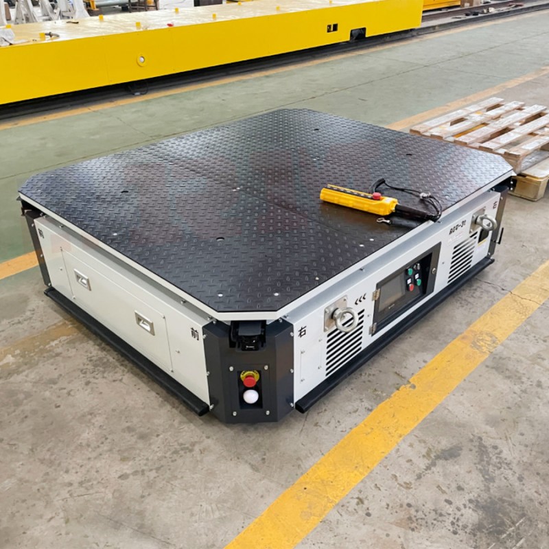 睿邁科RMK 3噸磁條導航+激光導航 智能AGV搬運車 自動避障電動地平車