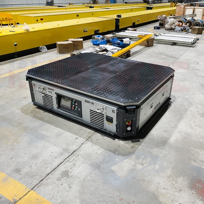 睿邁科RMK 3噸磁條導航+激光導航 智能AGV搬運車 自動避障電動地平車