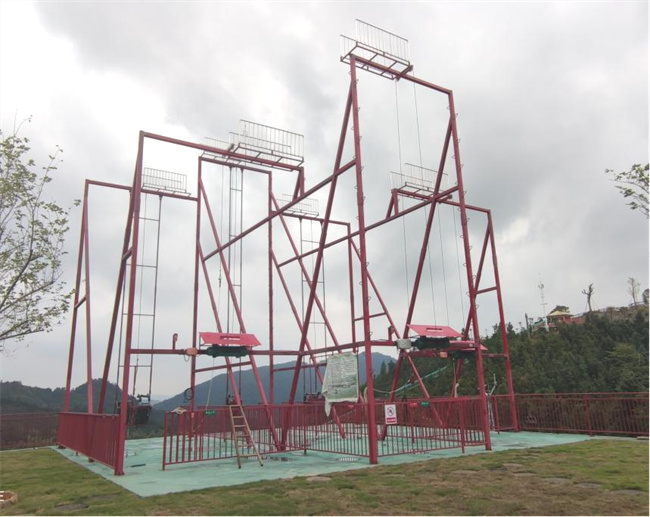 新世纪游乐浙江太阳谷高空秋千项目
