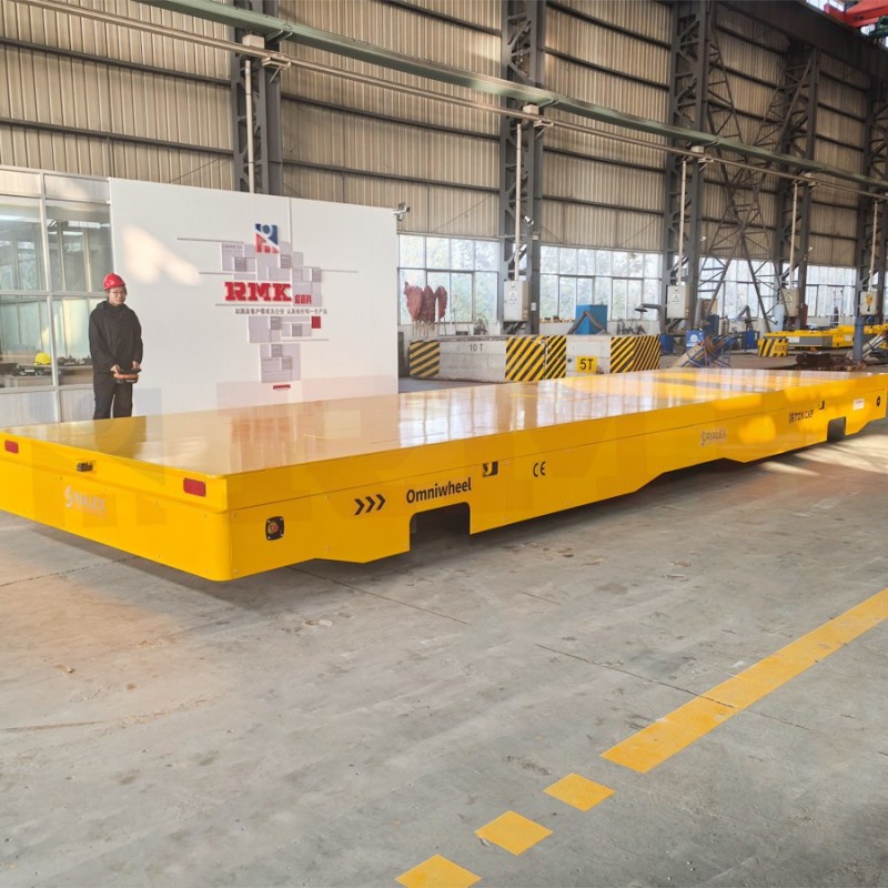 睿迈科RMK 电动地平车 万向横移全向蓄电池15吨车间过跨车