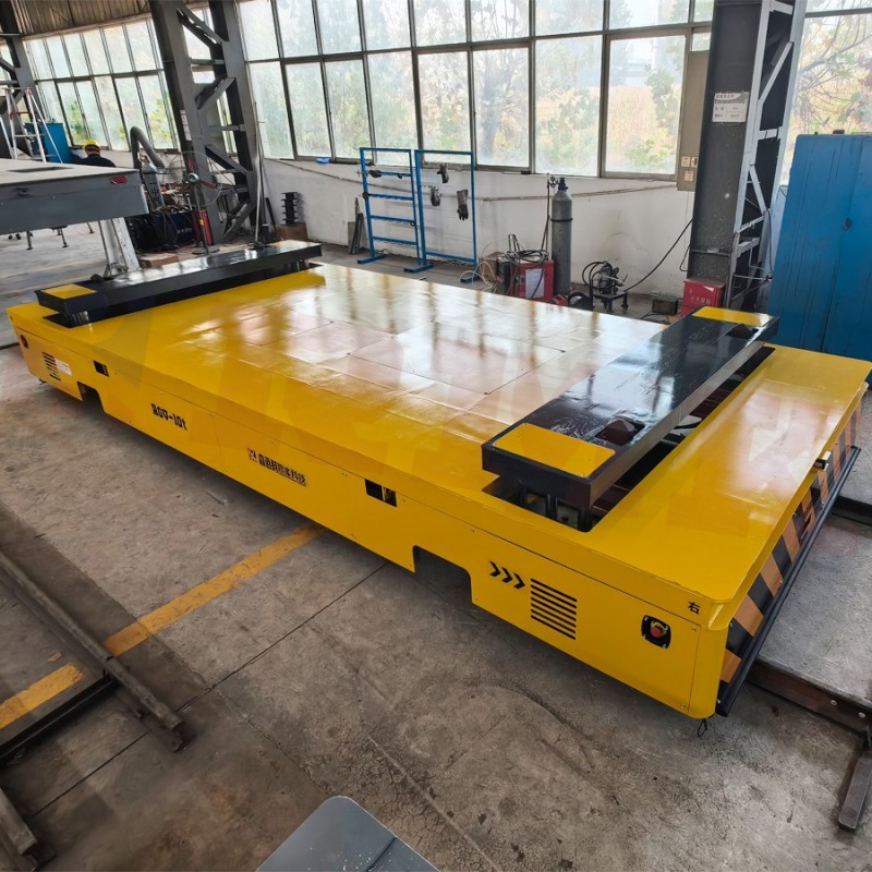 睿迈科 10吨RGV轨道电动平车 地平车 定制自动化纵横移动工位对接