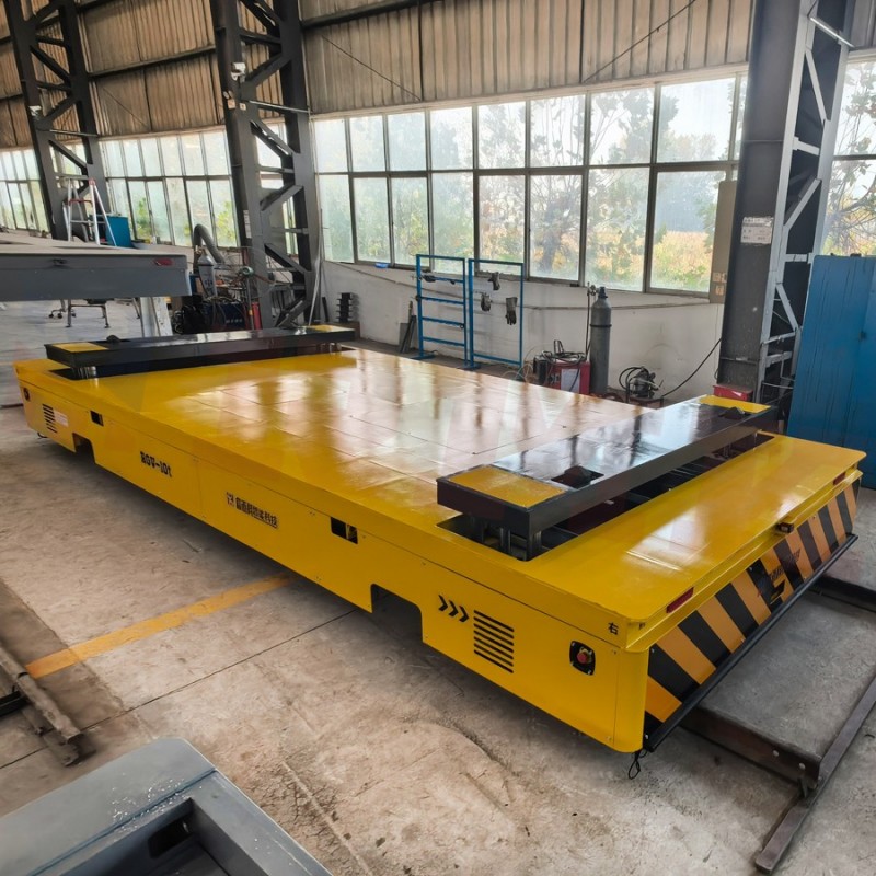 睿迈科 10吨RGV轨道电动平车 地平车 定制自动化纵横移动工位对接