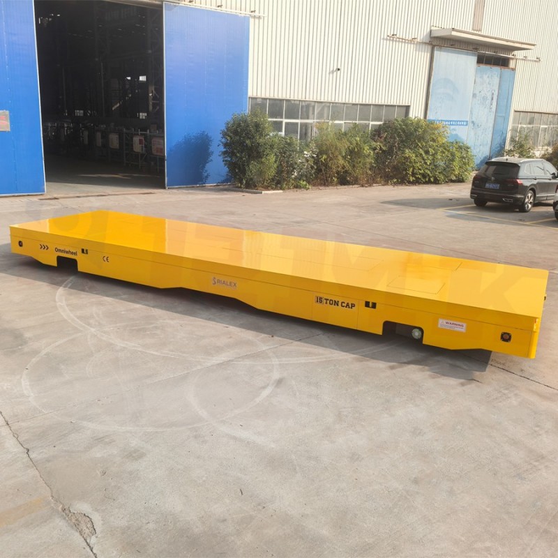 睿迈科RMK 电动地平车 万向横移全向蓄电池15吨车间过跨车