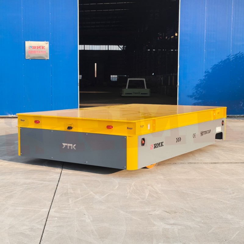 睿迈科40吨电动地平车 车间搬运平板车 无轨蓄电池电动平车厂家