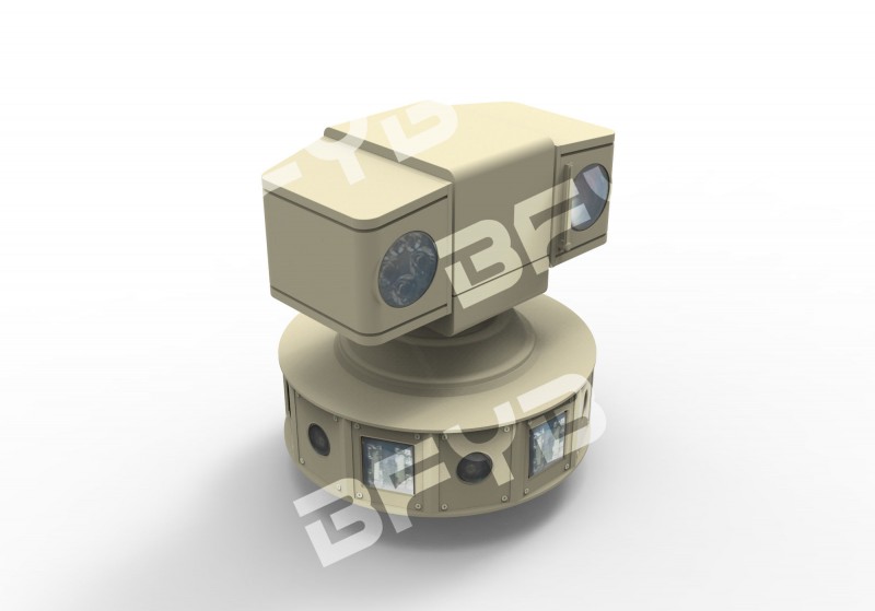 一体化全景侦察云台