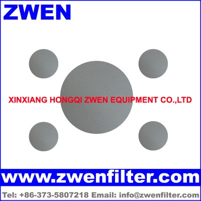 Titanium Sintered Powder Filter Disc