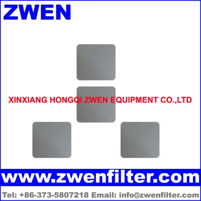Hastelloy Sintered Powder Filter Plate