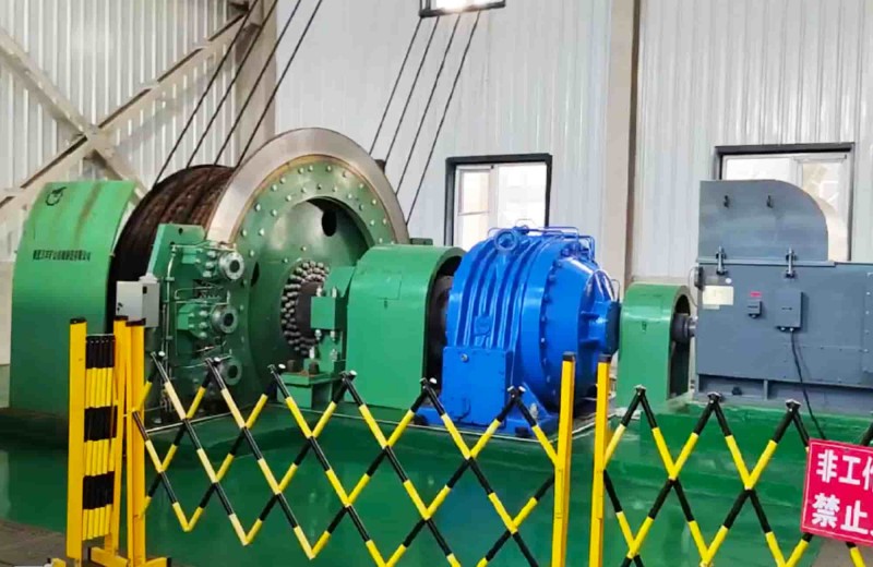 JKM-3.5×4PI多绳摩擦提升机