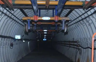 斜巷放跑车装置