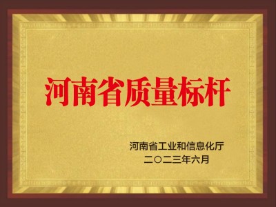 河南省质量标杆