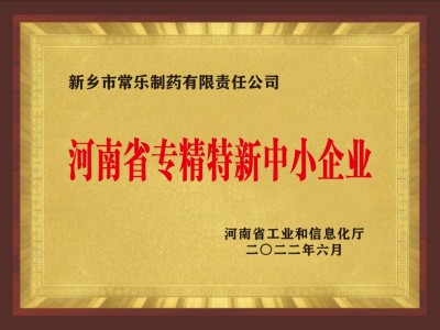河南省专精特新中小企业